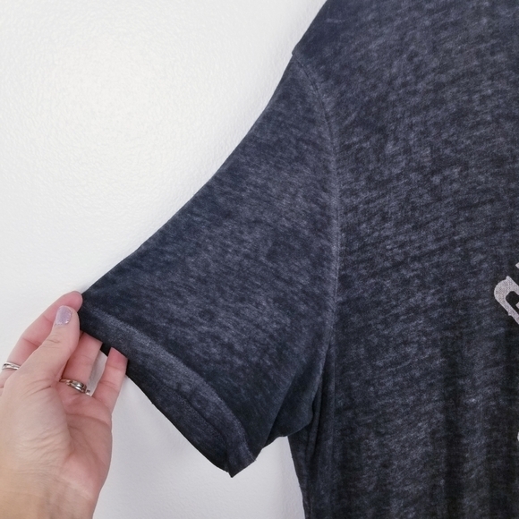 Lucky Brand Venice Burnout Graphic Tee Shirt - Picture 7 of 8